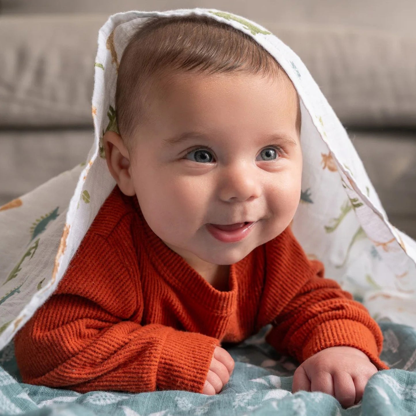 Aden + Anais Essentials Cotton Swaddle Dino Jungle (Pack of 4)