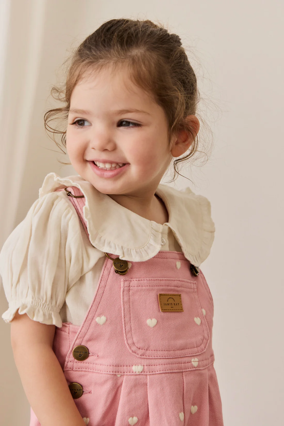 Jamie Kay Blair Overall - Petite Heart Rose