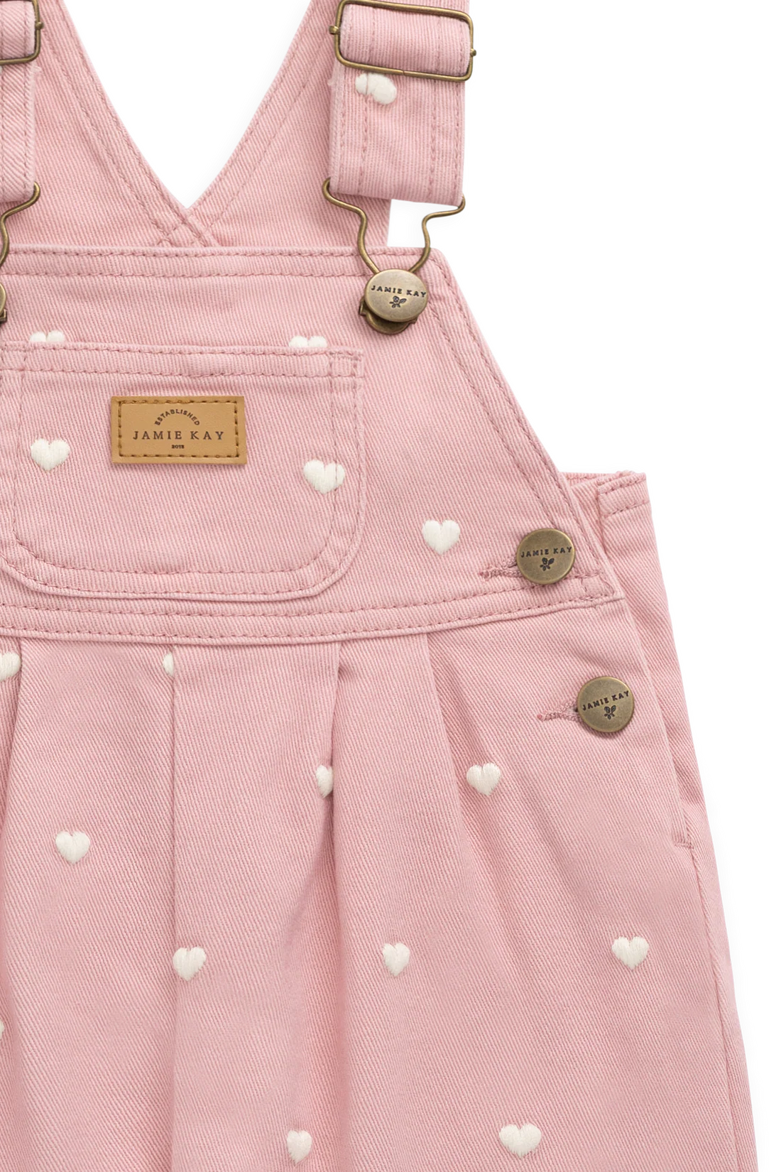 Jamie Kay Blair Overall - Petite Heart Rose
