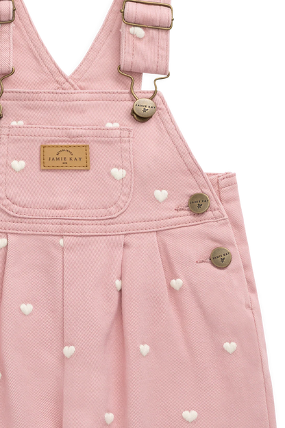 Jamie Kay Blair Overall - Petite Heart Rose
