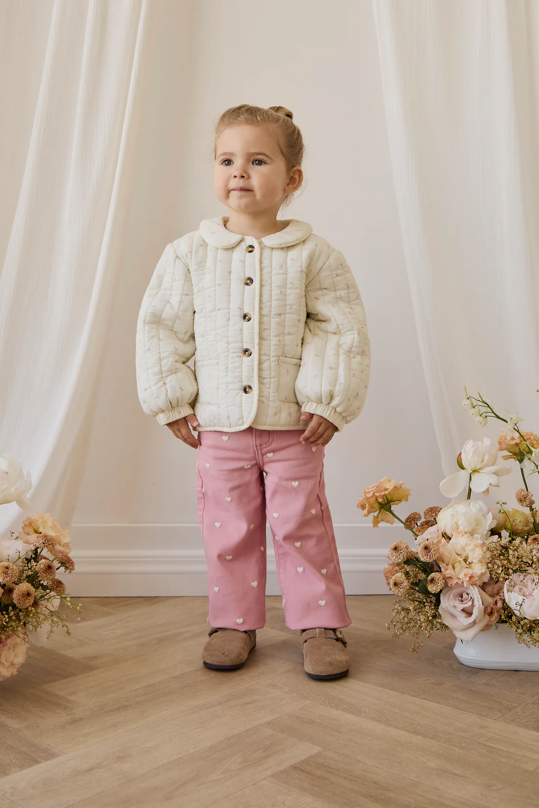 Jamie Kay Blair Pant - Petite Heart Rose