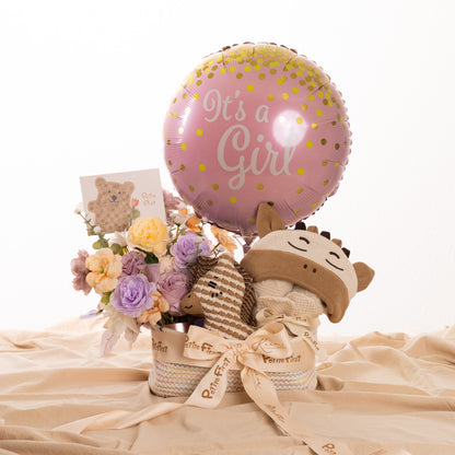 Harris the Horse Premium Hamper (Baby Girl / Harris Blanket)