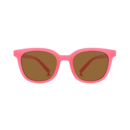 Classic Wayfarer Sustainable Sunglasses | Bio-Based á Bendable á Polarized | Bubble Gum