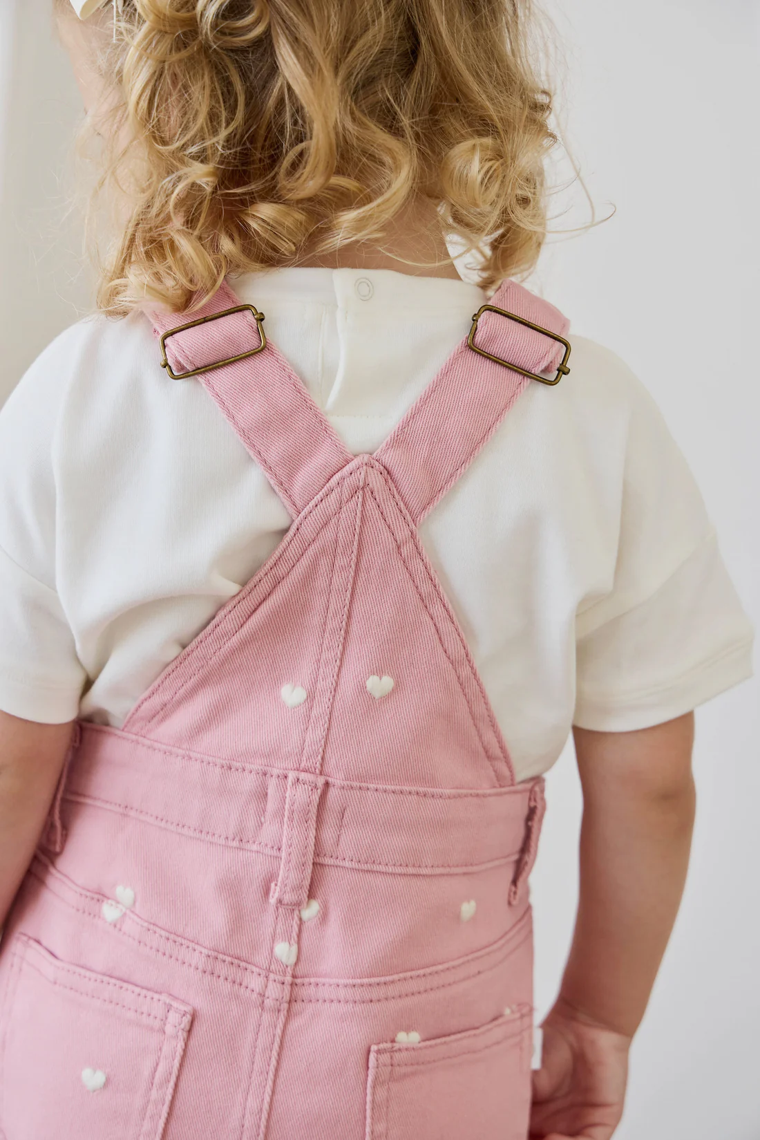 Jamie Kay Classic Overall Dress - Petite Heart Rose