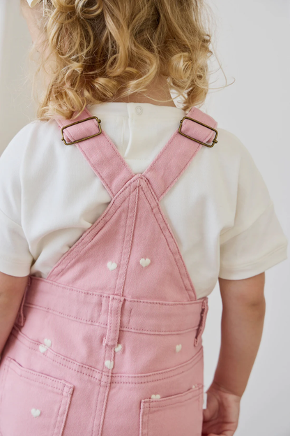 Jamie Kay Classic Overall Dress - Petite Heart Rose