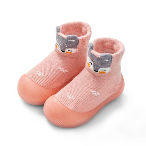 Cosmic Paws - Toddlers Non-slip Sock-Shoes Pink