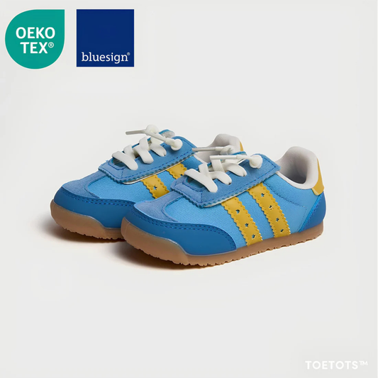 Toetots Meadow Bloom - Kid Sneaker Blue