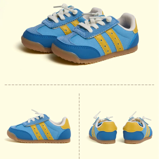 Toetots Meadow Bloom - Kid Sneaker Blue