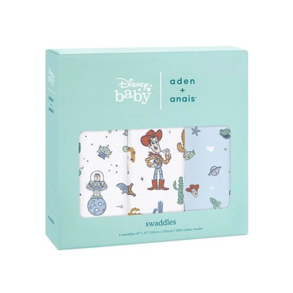 Aden + Anais Classic Swaddles - Toy Story (Pack of 3)