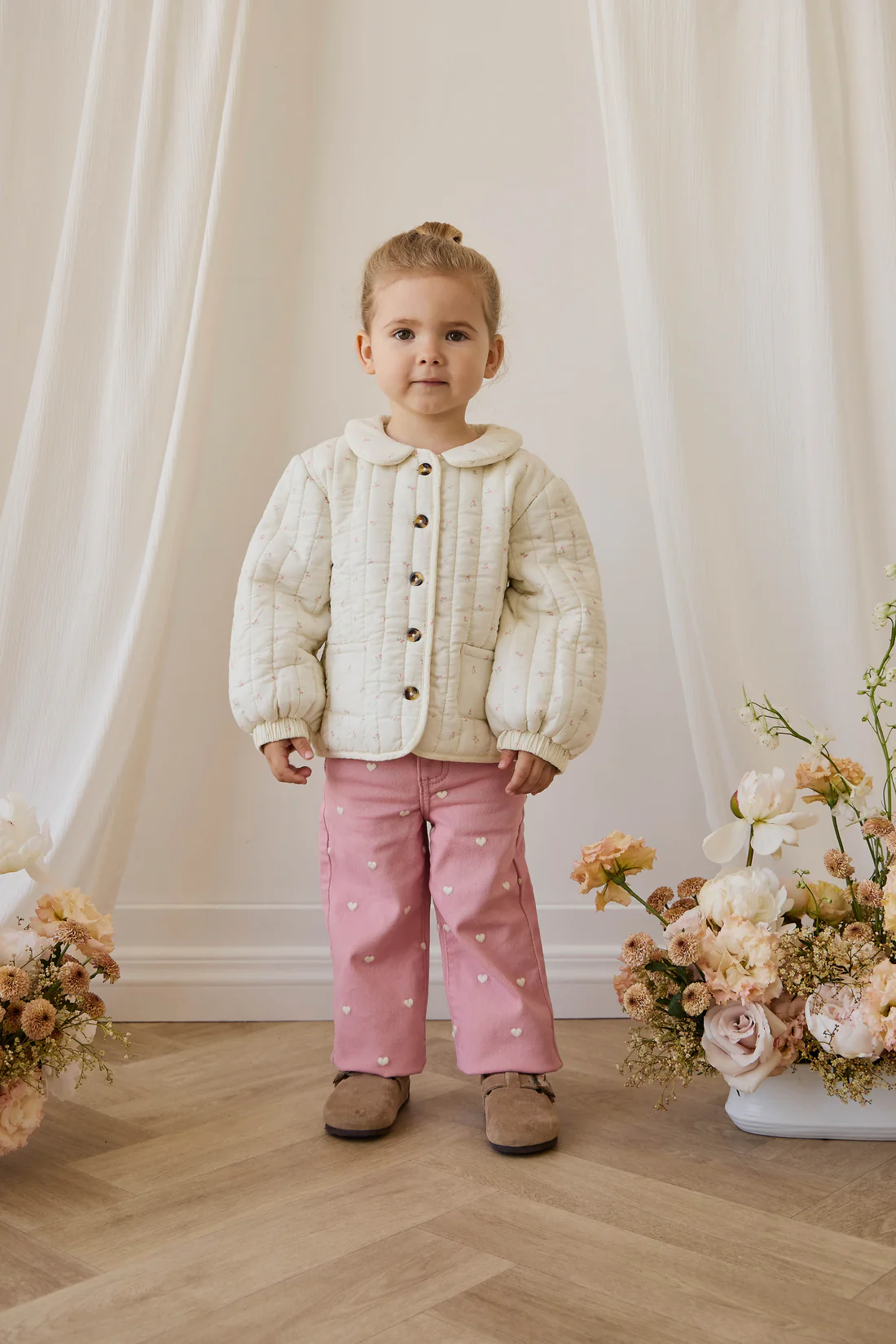 Jamie Kay Blair Pant - Petite Heart Rose