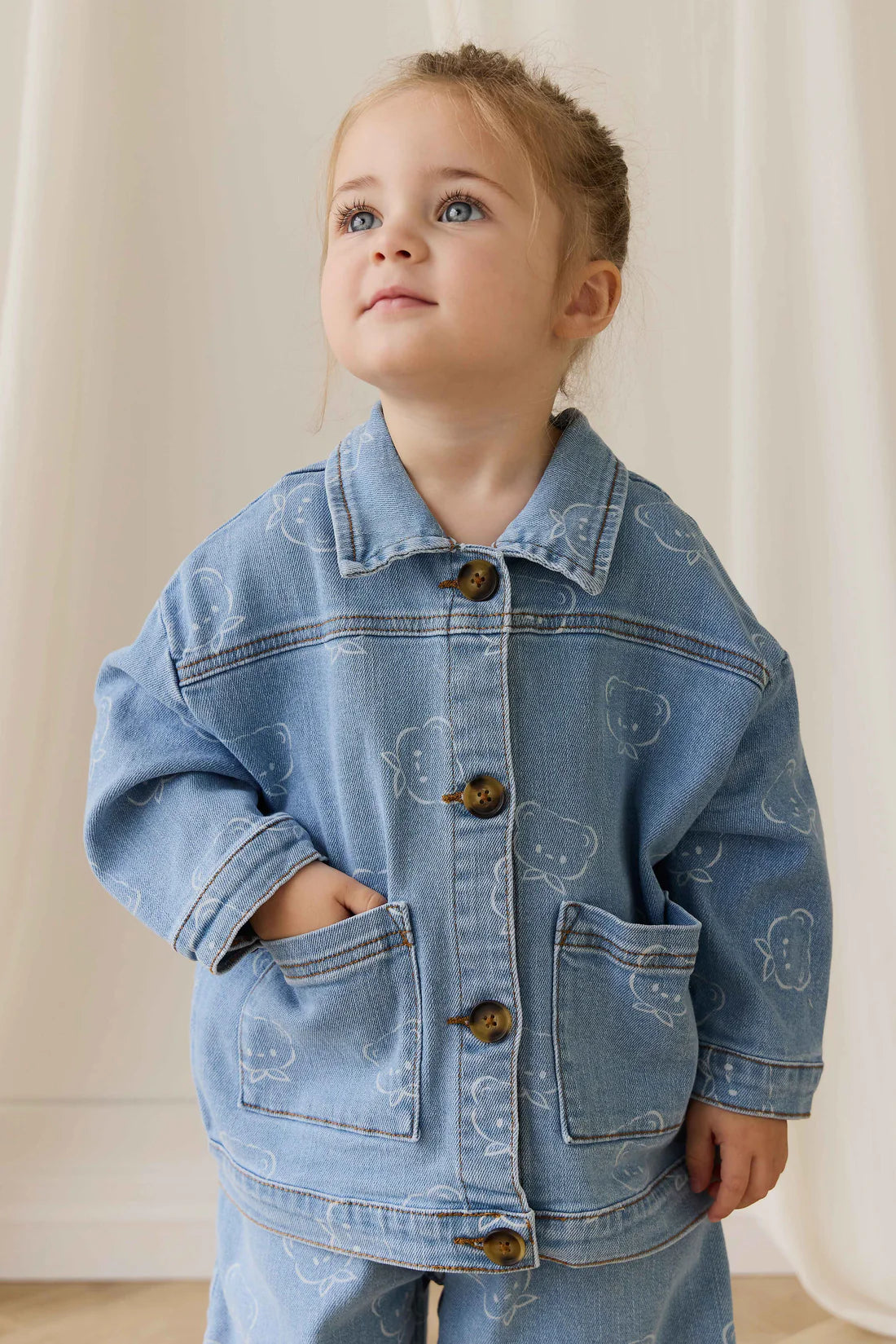 Jamie Kay Axel Jacket - Bowie Bear Denim
