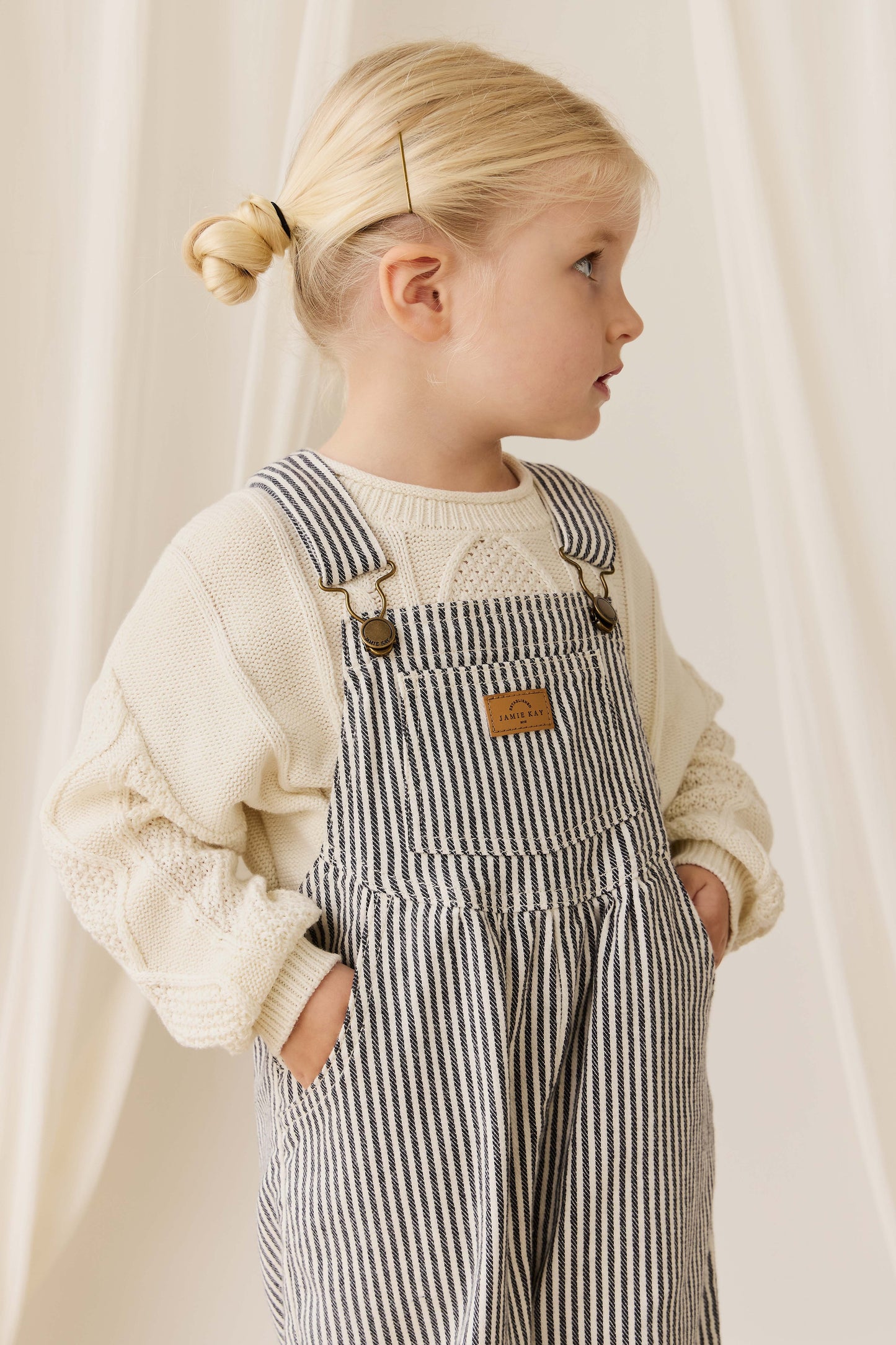 Jamie Kay Cecil Overall - Sailor Stripe Eclipse / Cloud