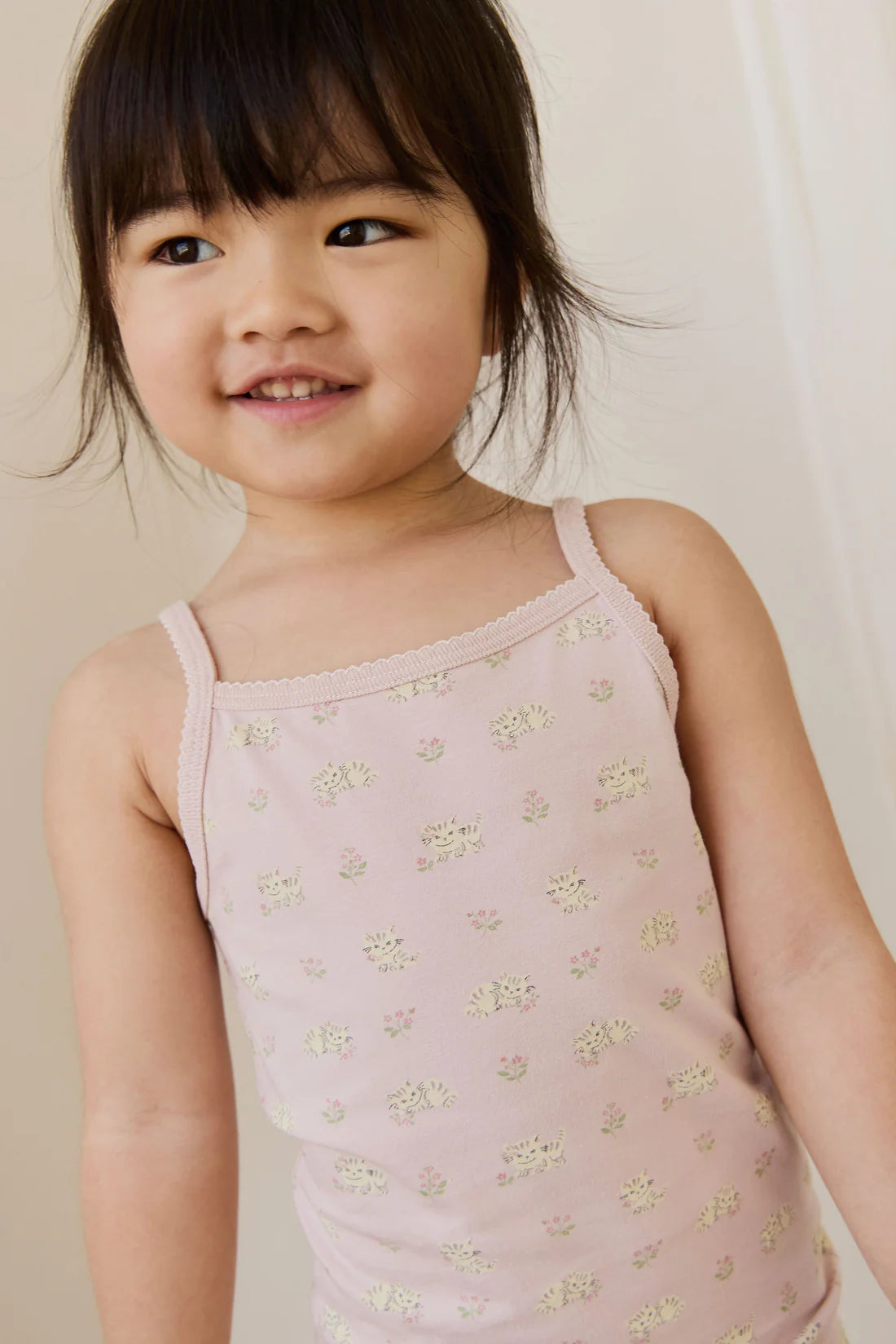 Jamie Kay Organic Cotton Winnie Pyjama Set - Moon Floral Mauve