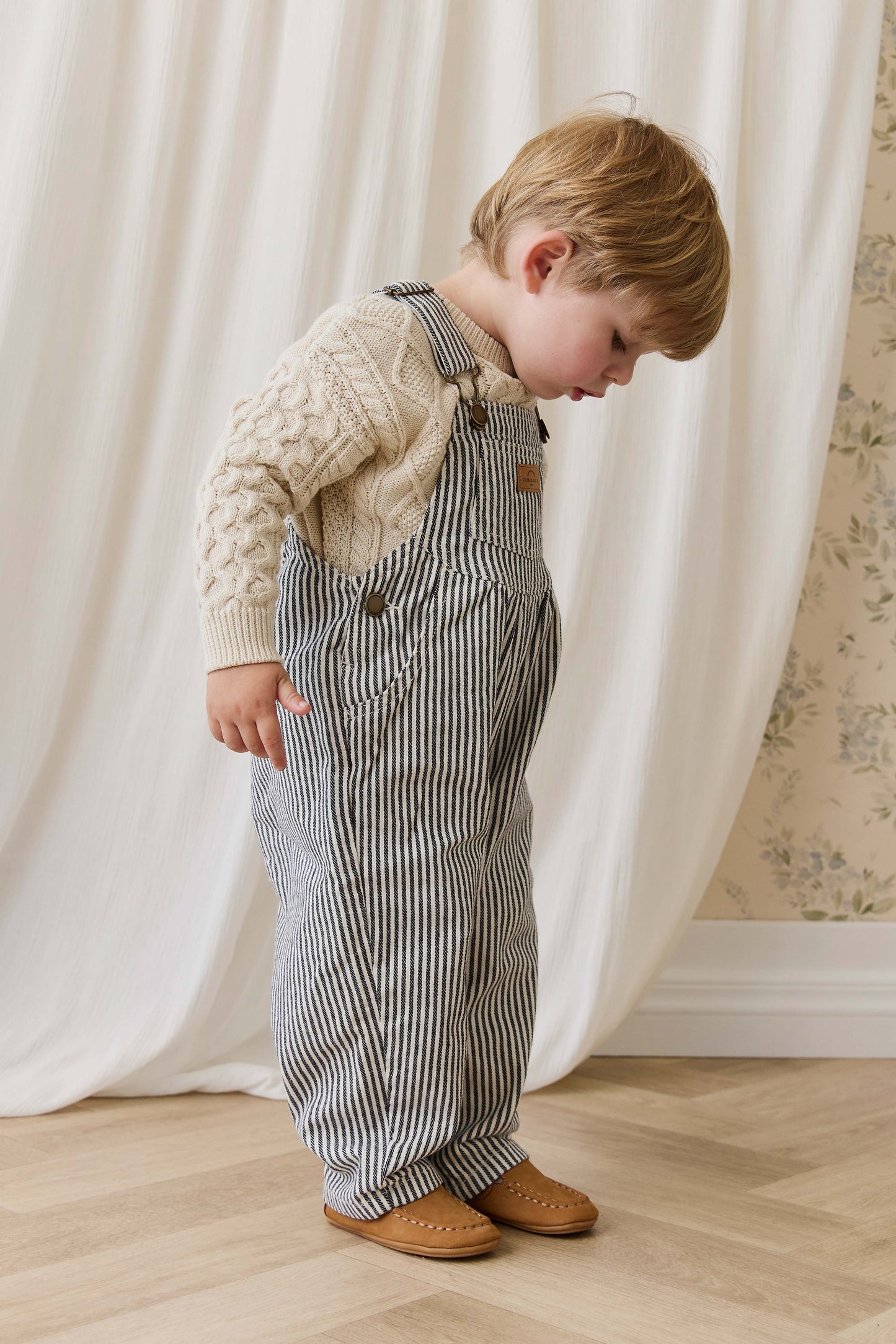 Jamie Kay Cecil Overall - Sailor Stripe Eclipse / Cloud
