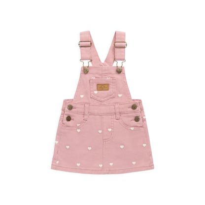 Jamie Kay Classic Overall Dress - Petite Heart Rose