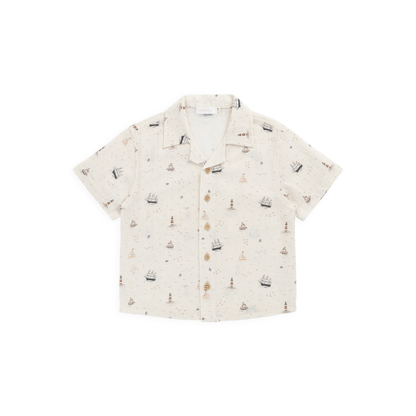 Jamie Kay Organic Cotton Silas Shirt - Sailing Day