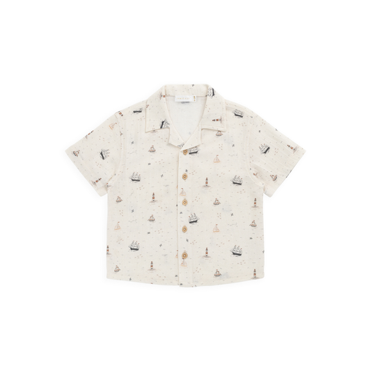 Jamie Kay Organic Cotton Silas Shirt - Sailing Day