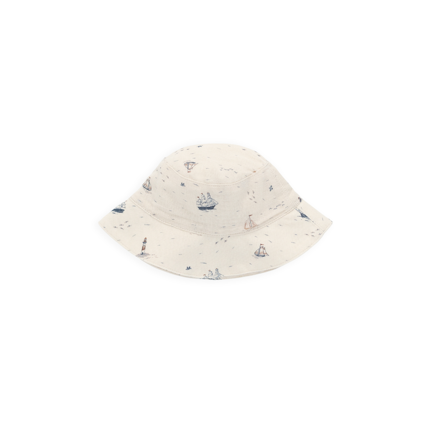 Jamie Kay Organic Cotton Woven Bucket Hat - Sailing Day