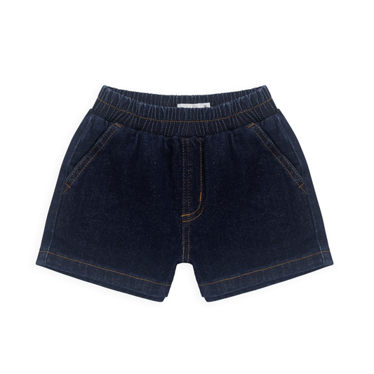 Reid Denim Short Mid Indigo Denim