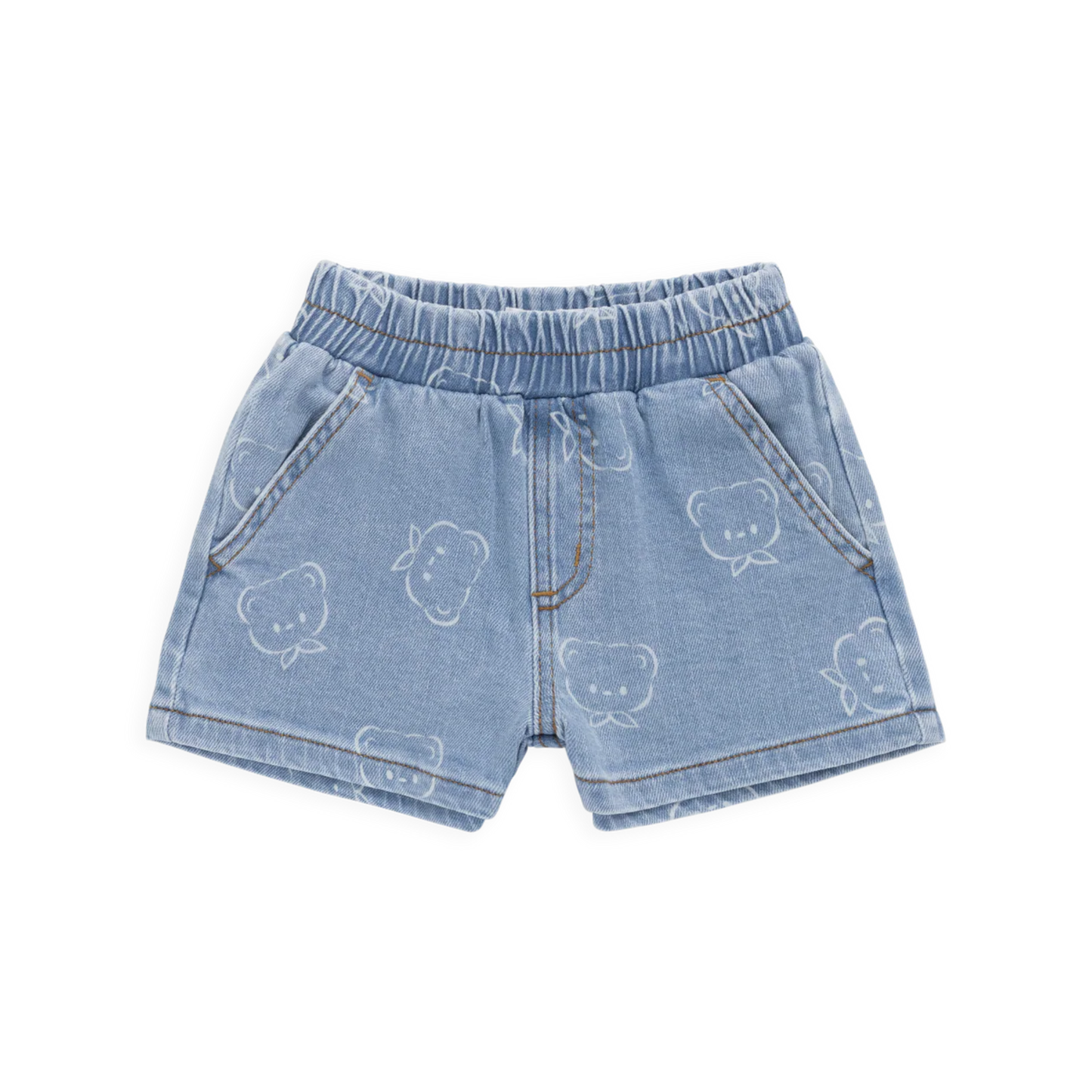 Jamie Kay Reid Denim Short - Bowie Bear Denim