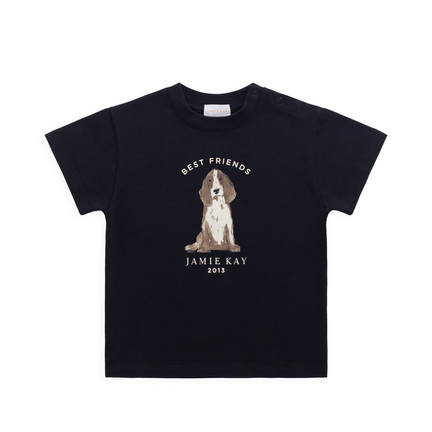 Jamie Kay Organic Cotton Bjorn Tee - Dark Navy Best Friends