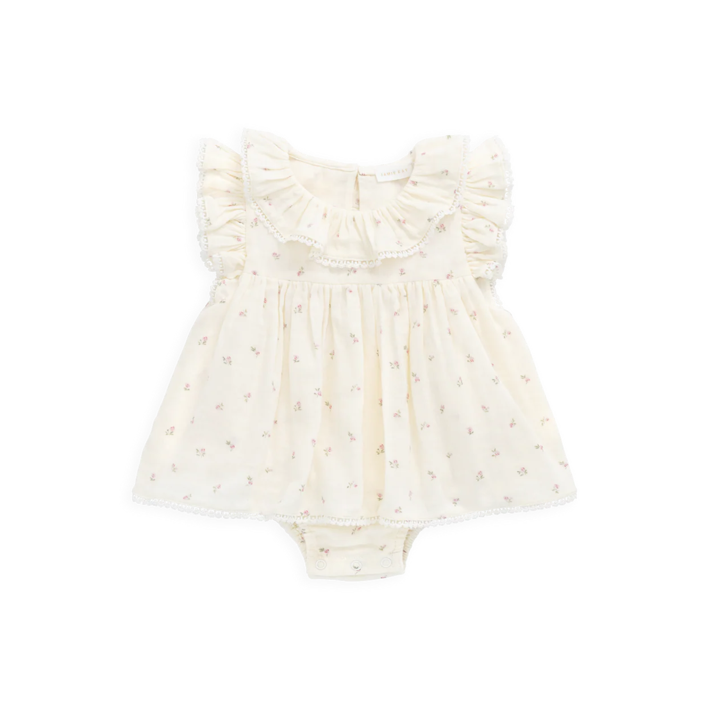 Jamie Kay Organic Cotton Muslin Frannie Playsuit - Willow Rose