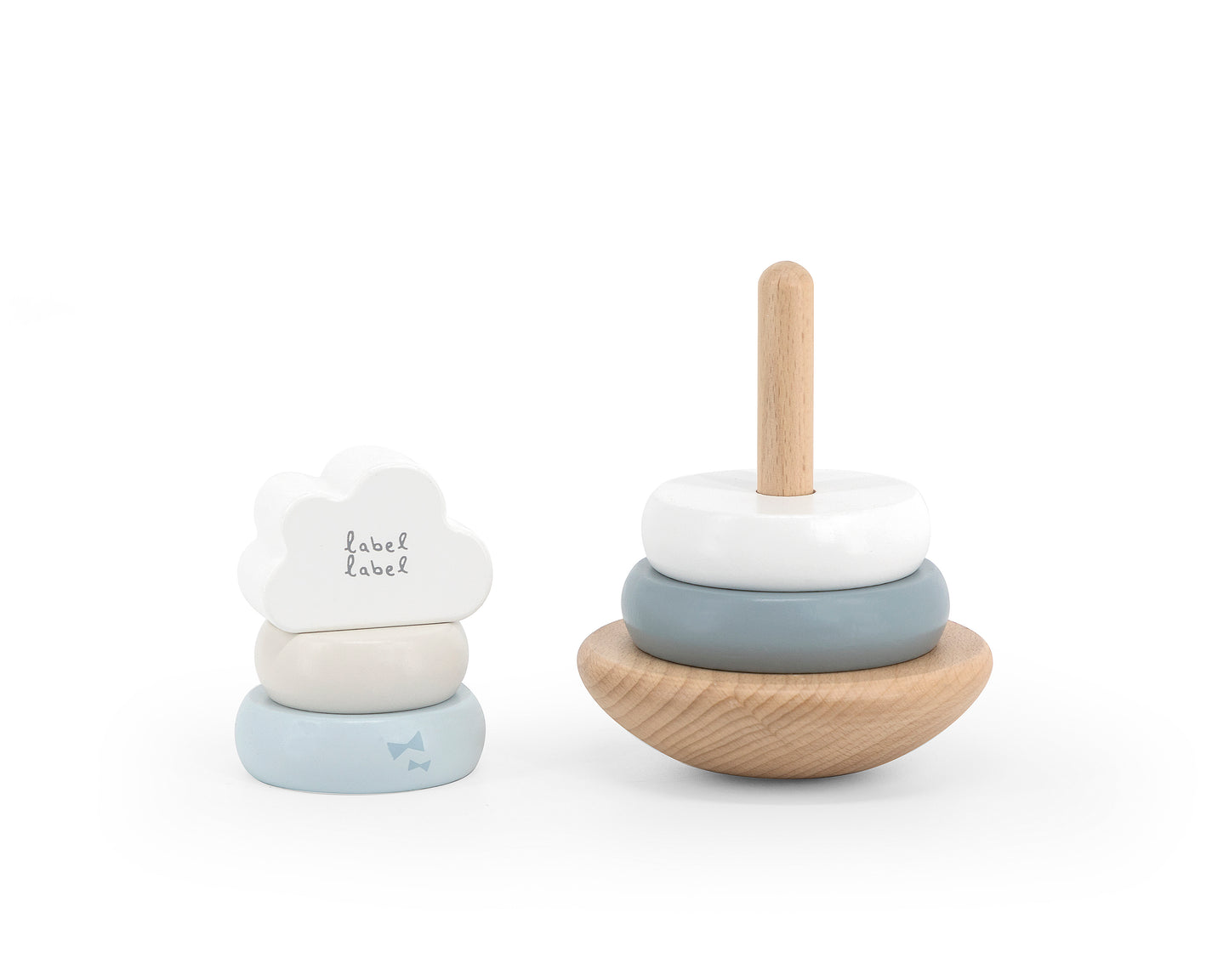 Label-Label Stacking Rings Balance - Blue