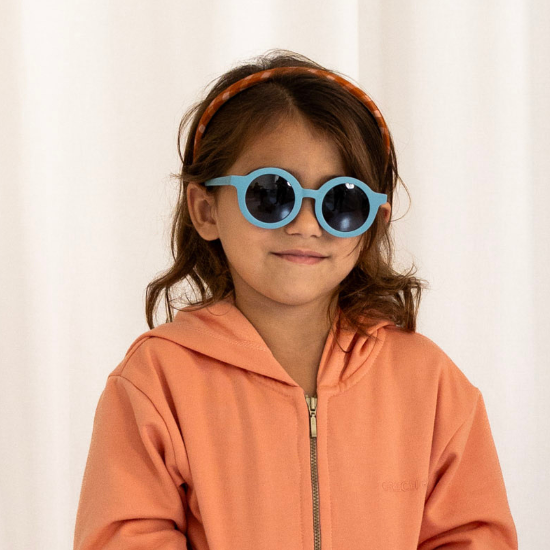 Original Round Sustainable Sunglasses | Bio-Based Bendable Polarized | Laguna