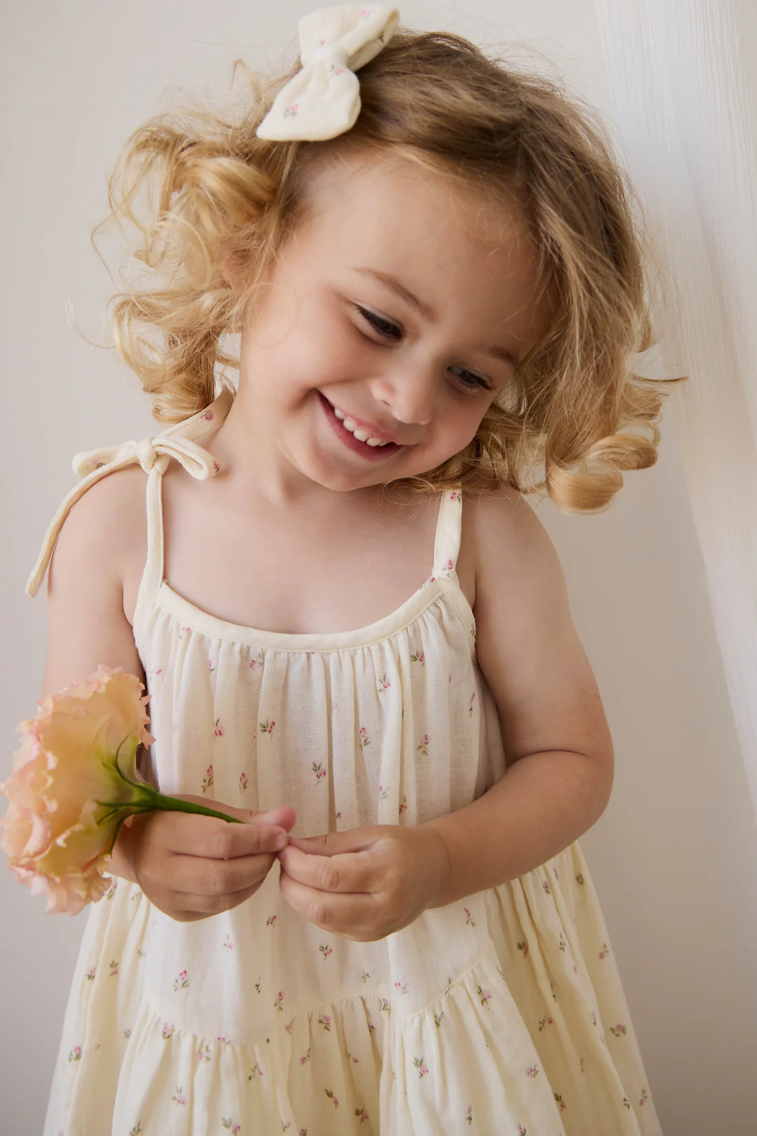 Jamie Kay Organic Cotton Muslin Winnie Dress - Willow Rose