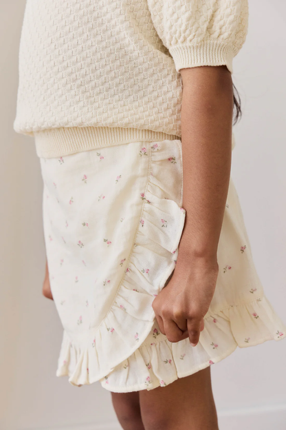 Jamie Kay Organic Cotton Muslin Celine Skirt - Willow Rose