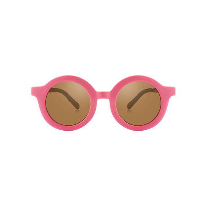 Original Round Sustainable Sunglasses | Bio-Based Bendable Polarized | Tortoise