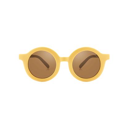 Original Round Sustainable Sunglasses | Bio-Based Bendable Polarized | Tortoise