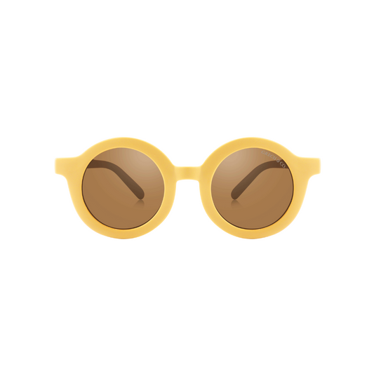 Original Round Sustainable Sunglasses | Bio-Based Bendable Polarized | Tortoise