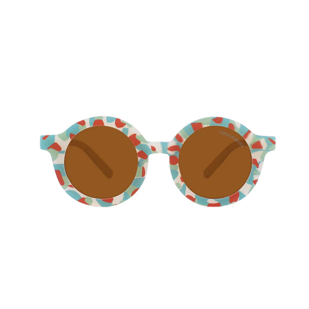 Original Round Sustainable Sunglasses | Bio-Based Bendable Polarized | Tortoise