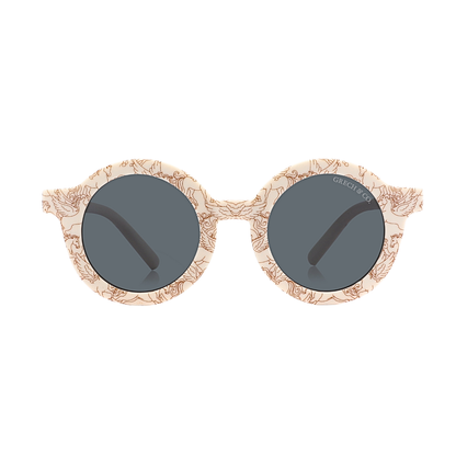 Original Round Sustainable Sunglasses | Bio-Based Bendable Polarized | Tortoise