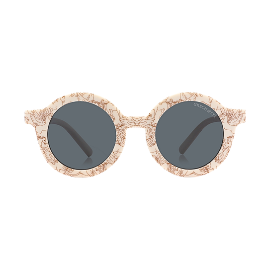 Original Round Sustainable Sunglasses | Bio-Based Bendable Polarized | Tortoise