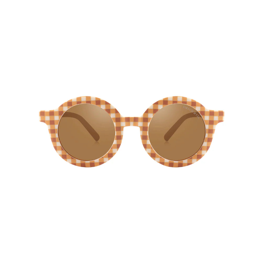 Original Round Sustainable Sunglasses | Bio-Based Bendable Polarized | Tortoise