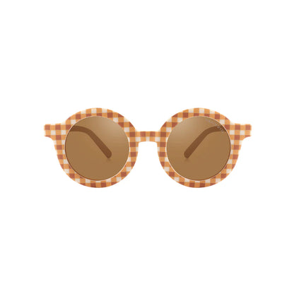Original Round Sustainable Sunglasses | Bio-Based Bendable Polarized | Tortoise