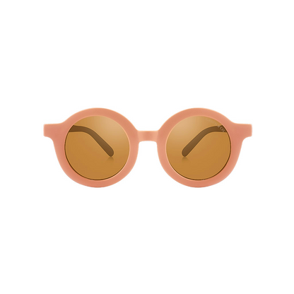 Original Round Sustainable Sunglasses | Bio-Based Bendable Polarized | Tortoise