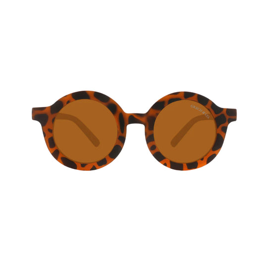 Original Round Sustainable Sunglasses | Bio-Based Bendable Polarized | Tortoise