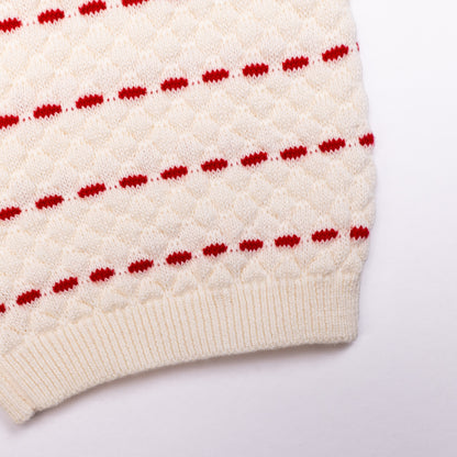 Stripe Vest Sets Red (6-12M)