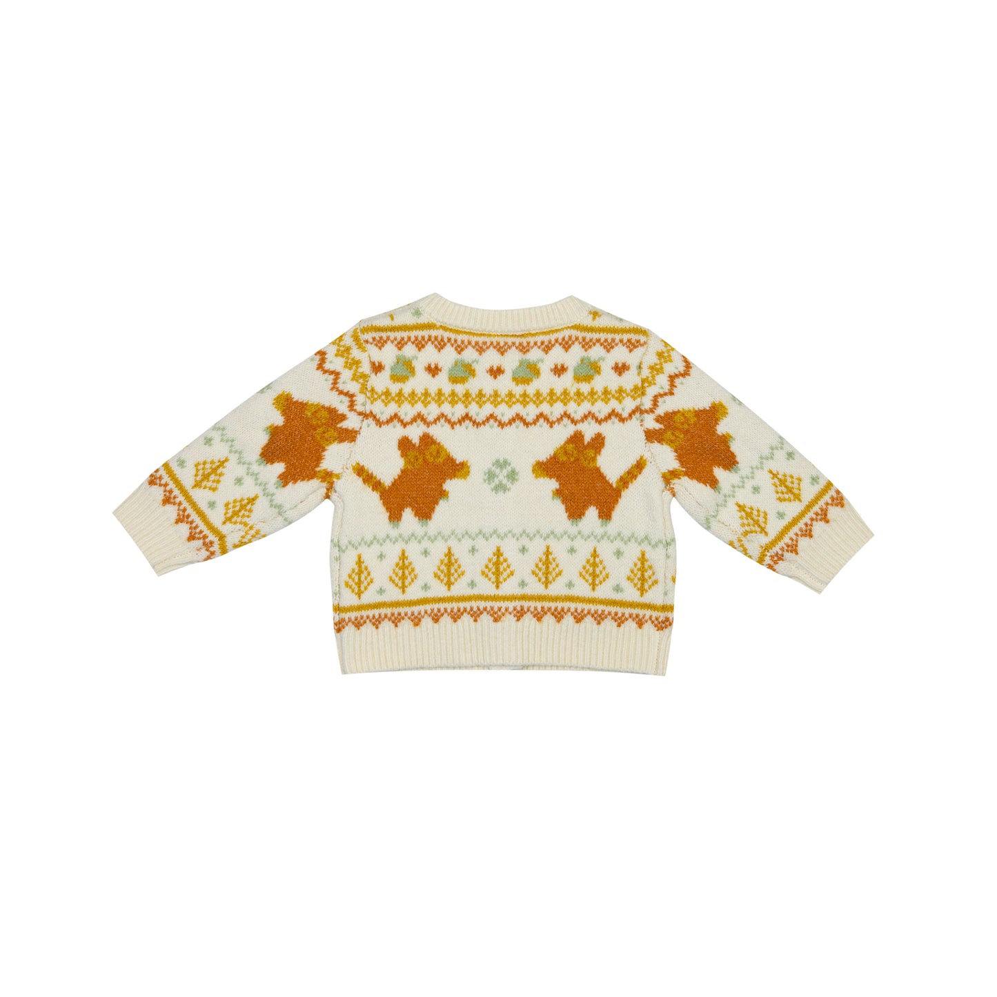 Crew Neck LS Holiday Cardigan - Fiona (6-12M / 18-24M)