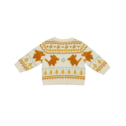 Crew Neck LS Holiday Cardigan - Fiona (6-12M / 18-24M)