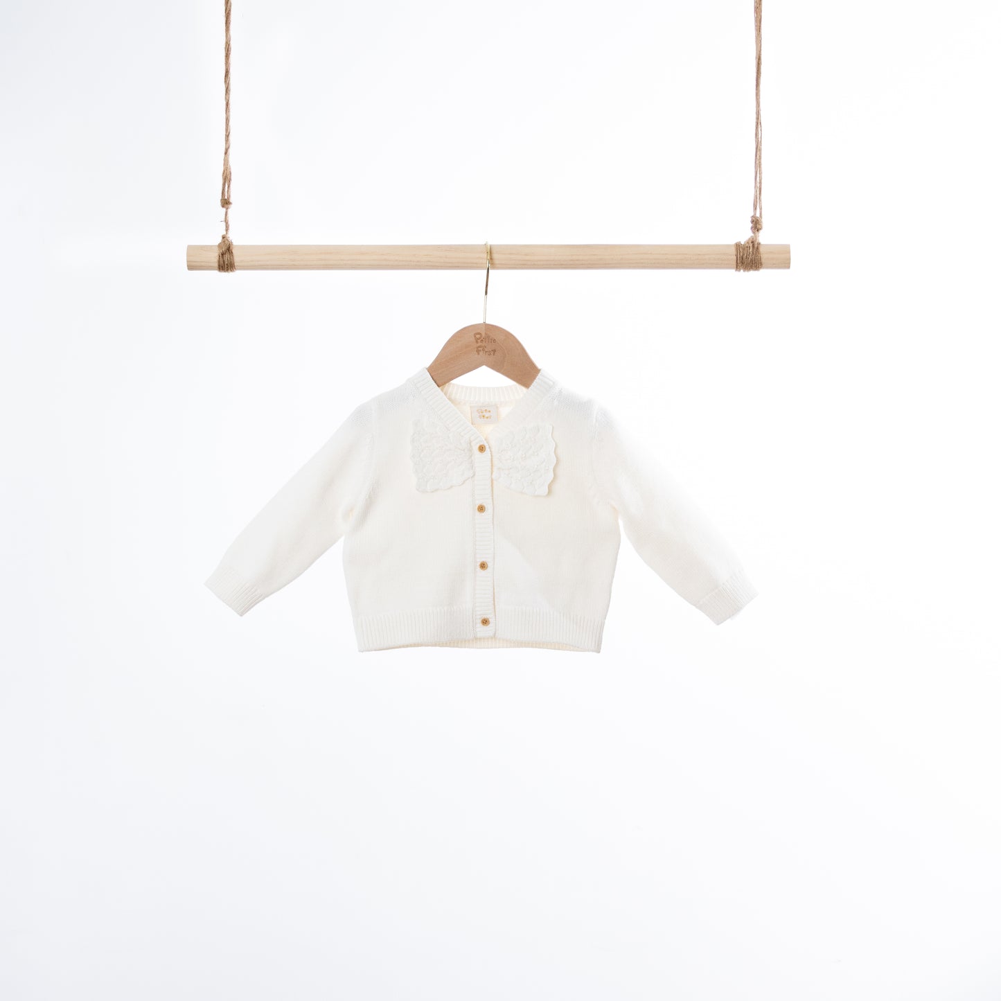 V-neck Cardigan with Bow (6-12M / 18-24M / 2-3Y)