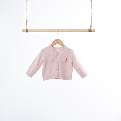 V-neck Cardigan with Bow (6-12M / 18-24M / 2-3Y)
