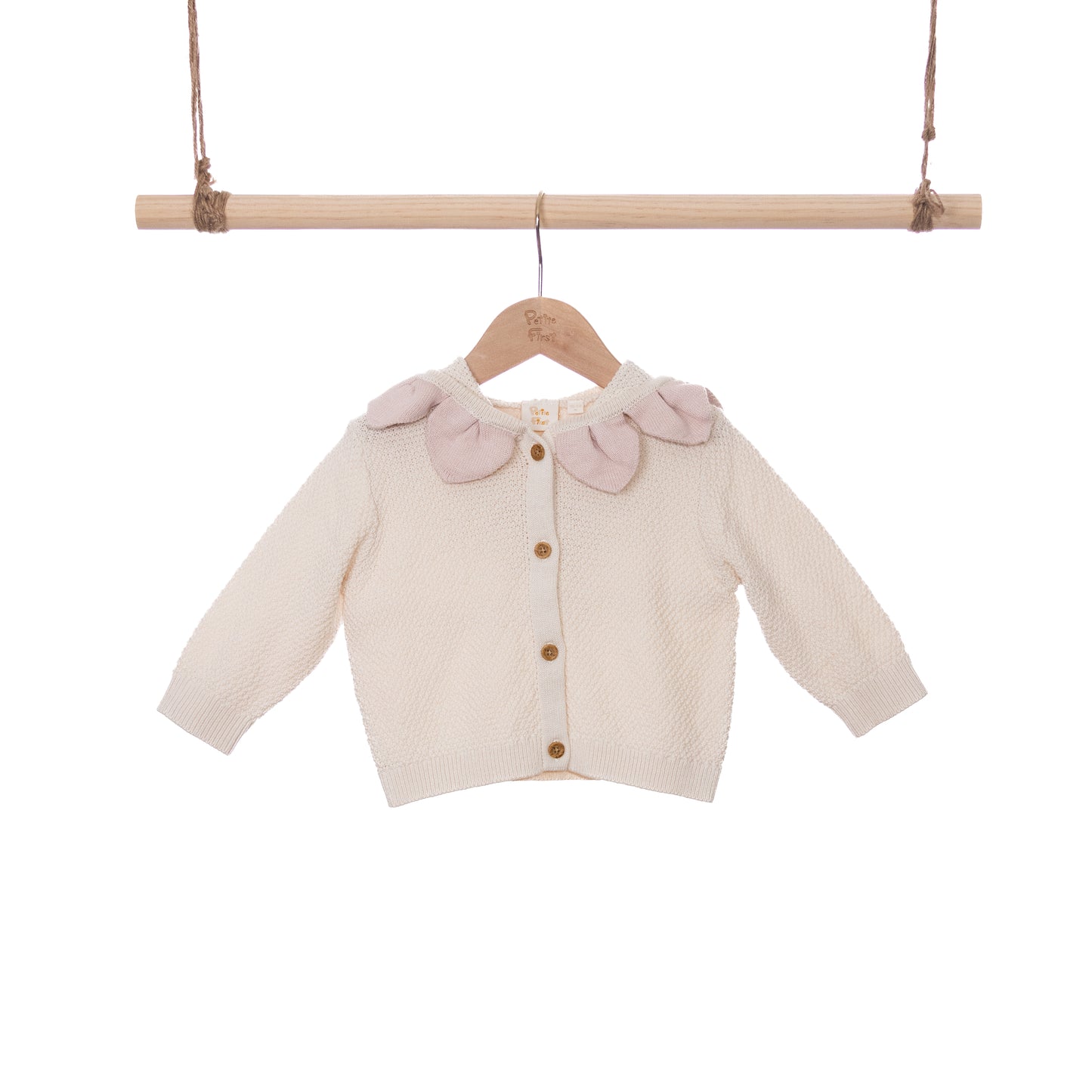 Sun Flower Hoodie Cardigan (18-24M / 2-3Y / 4Y)