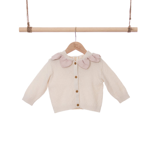 Sun Flower Hoodie Cardigan (18-24M / 2-3Y / 4Y)