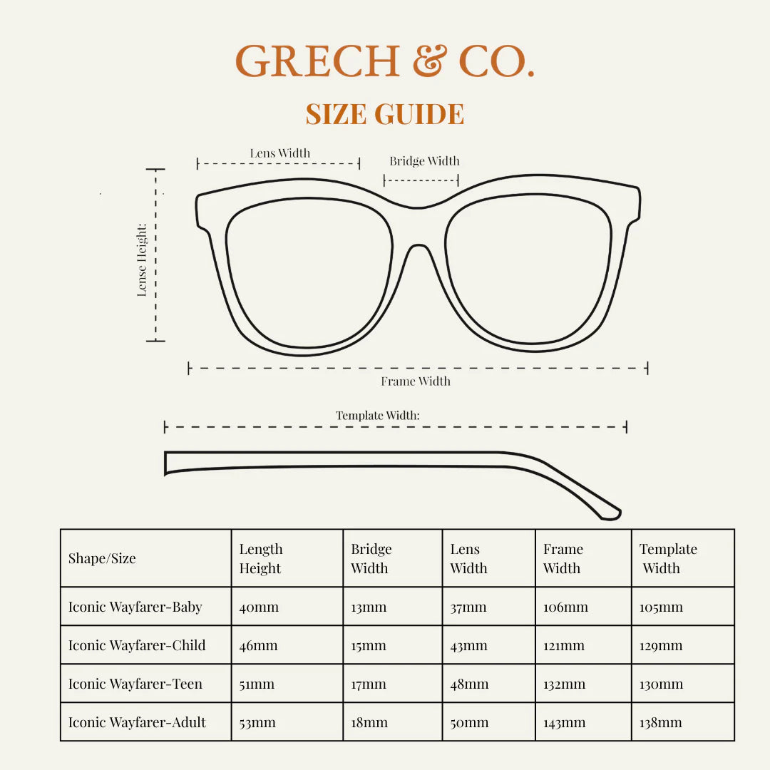 Iconic Wayfarer Ombre | Polarized Sunglasses | Child | 3-8 Y | Cinnamon