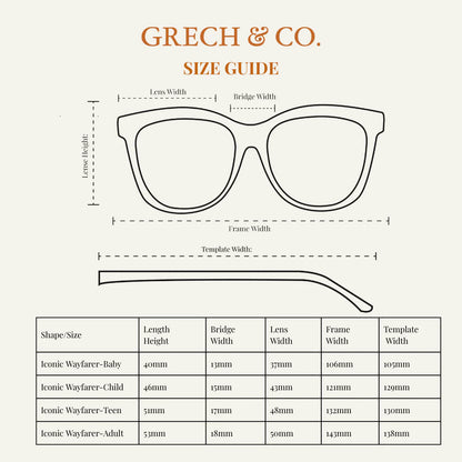 Iconic Wayfarer Ombre | Polarized Sunglasses | Child | 3-8 Y | Cinnamon
