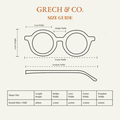 Original Round Sustainable Sunglasses | Bio-Based Bendable Polarized | Tortoise